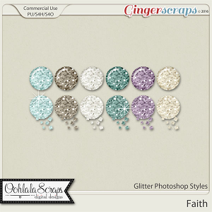 Faith Glitter CU Photoshop Styles