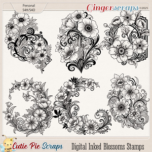 Digital Inked Blossoms Stamps-01