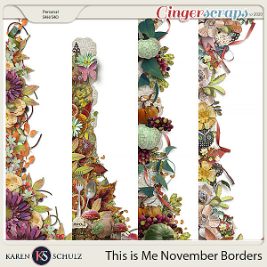 This is Me November Borders by Karen Schulz