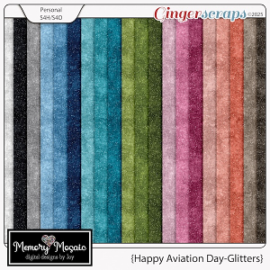 Happy Aviation Day Glitters by Memory Mosaic