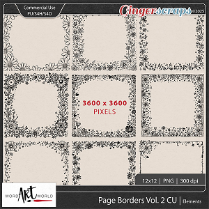 Page Borders Vol 2 CU OK Page Borders Vol 2 CU OK