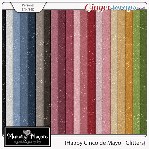 Happy Cinco de Mayo-Glitters by Memory Mosaic