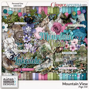 Mountain View Page Kit by Aimee Harrison