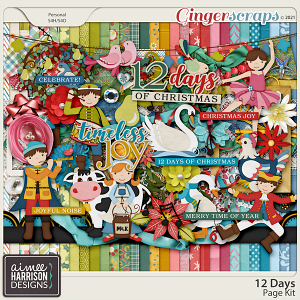 12 Days Page Kit by Aimee Harrison