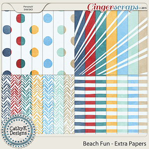 Beach Fun - Extra Papers