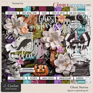 Ghost Stories Digital Scrapbooking Kit by J. Conlon and Sons