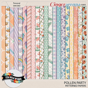 Pollen Party - Papers by Lisa Rosa Designs
