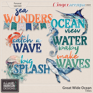 Great Wide Ocean Titles by Aimee Harrison