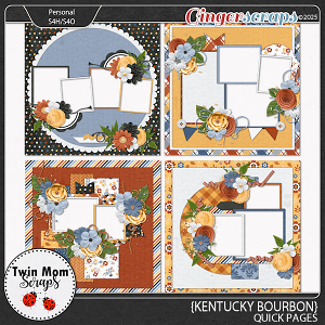 Kentucky Bourbon - QUICK PAGES by Twin Mom Scraps