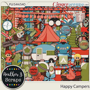 Happy Campers KIT by Heather Z Scraps