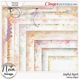 Joyful April - Messy Edges - by Neia Scraps