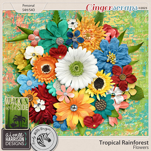Tropical Rainforest [Flowers & Foliage] by Aimee Harrison and Cindy Ritter Designs