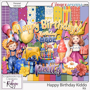Happy Birthday Kiddo Kit by Scrapbookcrazy Creations