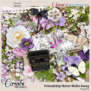 Friendship Never Melts Away-Page Kit