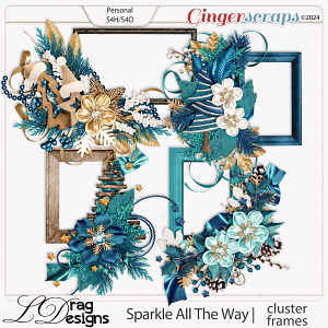 Sparkle All The Way: Cluster Frames by LDragDesigns