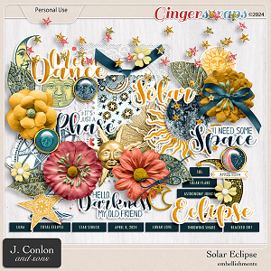 Solar Eclipse Embellishments by J. Conlon and Sons