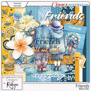 Friends Mini Kit by Scrapbookcrazy Creations