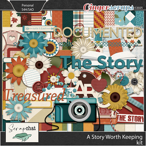 A Story Worth Keeping Kit by ScrapChat Designs