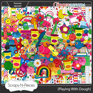 Playing With Dough Kit by Scraps N Pieces