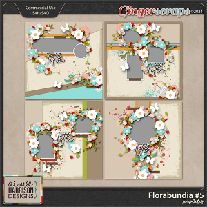 Florabundia #5 Templates by Aimee Harrison