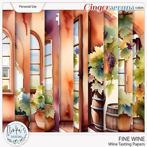 Fine Wine Wine Tasting Papers by Ilonka's Designs