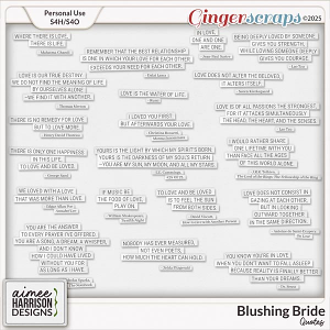 Blushing Bride Quotes by Aimee Harrison