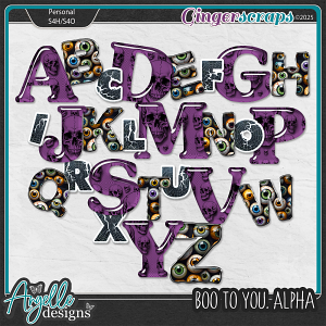 Boo to you Alpha by Angelle Designs 