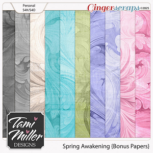 Spring Awakening Bonus Paper Pack by Tami Miller Designs