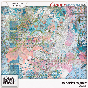 Wonder Whale Graffiti by Aimee Harrison