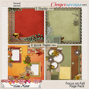 Focus on Fall Page Pack from Designs by Lisa Minor