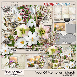 Year Of Memories - March Collection by Palvinka Designs