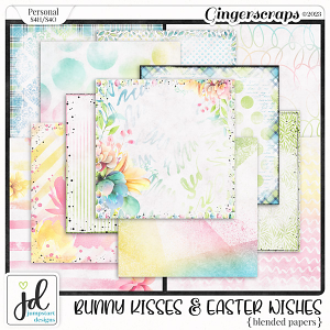 Bunny Kisses & Easter Wishes {Blended Papers}