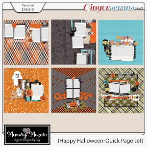 Happy Halloween Quick Page Set by Memory Mosaic