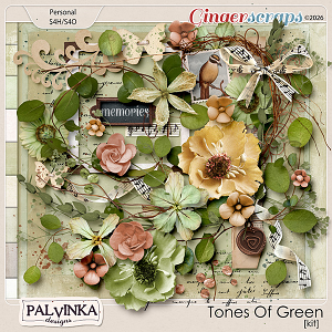 Tones Of Green Kit by Palvinka Designs