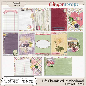 Life Chronicled: Motherhood - Pocket Cards by Connie Prince