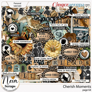 Cherish Moments- Page Kit - by Neia Scraps