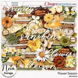 Flower Season - Elements - by Neia Scraps