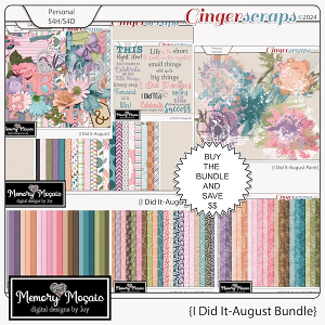 I Did It-August Bundle by Memory Mosaic