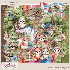 Forest Cuties Page Kit 