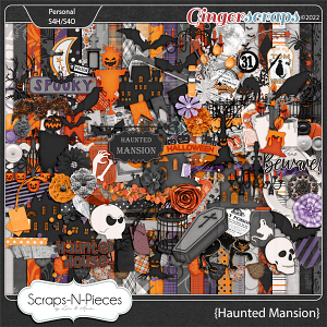 The Haunted Mansion kit by Scraps N Pieces