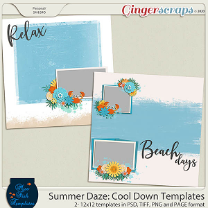 Summer Daze: Cool Down Templates by Miss Fish 