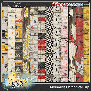 Memories Of Magical Trip Wood Papers