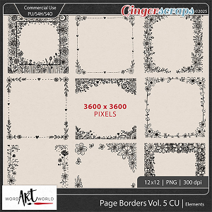 Page Borders Vol 5 CU OK Page Borders Vol 5 CU OK