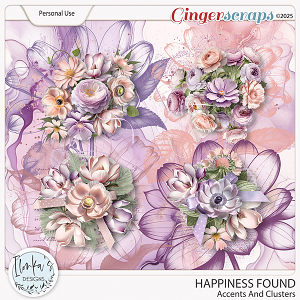 Happiness Found Accents And Clusters by Ilonka's Designs