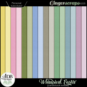 Whimsical Easter Solid Papers by ADB Designs
