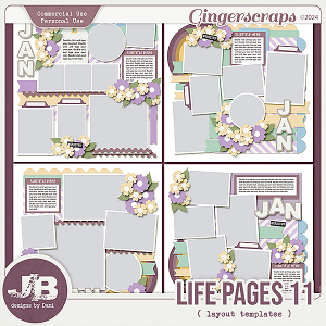 {CU} Life Pages 11 Templates by JB Studio