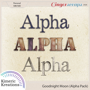 Goodnight Moon Alpha Pack by Kimeric Kreations