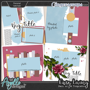 Easy Living. Templates by Angelle Designs