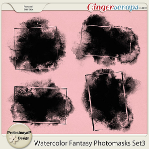 Watercolor fantasy Photomasks Set3