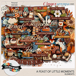 A Feast Of Little Moments - Elements by Lisa Rosa Designs